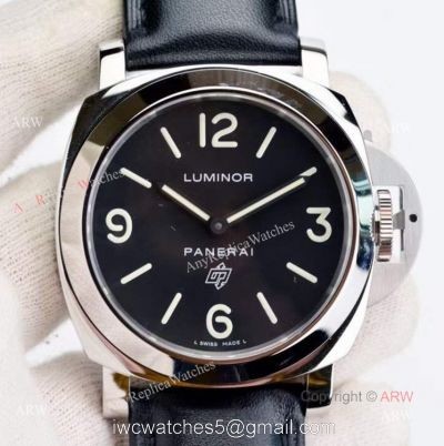 Replica Panerai Luminor Zero PAM 000 Black Dial With Paneai Logo Watch 44mm watches