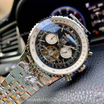Copy Breitling Navitimer Tourbillon Black Dial Men Watch For Sale watches