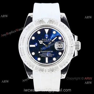 2021 NEW! Swiss AAA Replica Rolex Phantomlab Transparent Watches Sapphire Case watches