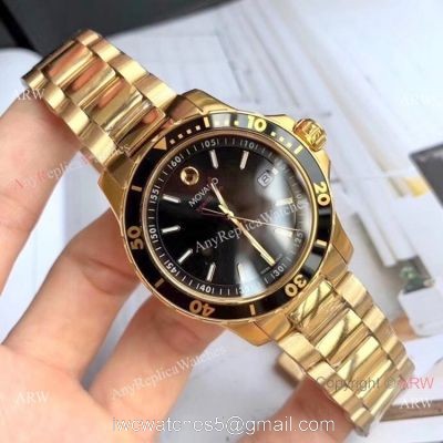 New Copy Movado Series 800 Automatic Watches Yellow Gold watches