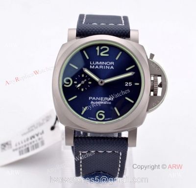 New Panerai PAM 1117 Luminor Marina 44mm Blue Dial Watches VS Factory Best Replica watches