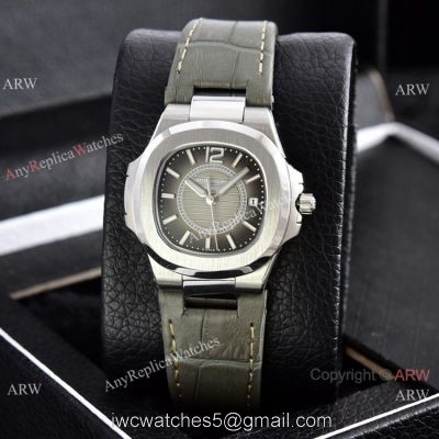 Copy Patek Philippe Lady Nautilus Watches Gray Gradient Dial 32mm watches