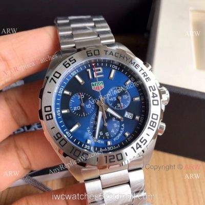 AAA Replica Tag Heuer Formula 1 Blue Chronograph Watch Swiss Quartz watches