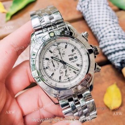 Nice Quality Copy Breitling Chronomat day-date Watches 43mm watches