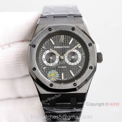Swiss Model Audemars Piguet Royal Oak Moon Phase Watch 41mm Solid Black watches
