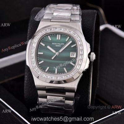 Copy Patek Philippe Nautilus Automatic Wrist Malachite Green Dial 40mm watches