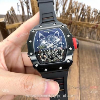 Best Quality Richard Mille RM35-02 Rafael Nadal All Black Watches Men watches