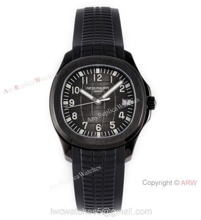 Swiss 1:1 Patek Philippe Aquanaut Series Watch DLC Carbon Case Swiss Cal324 watches