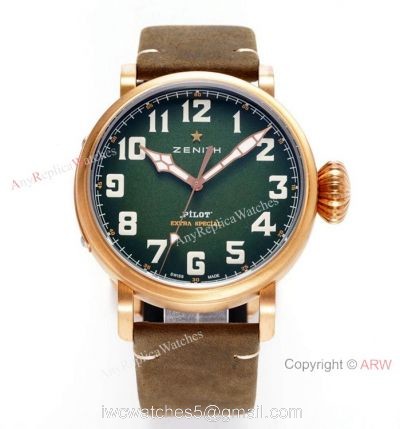 Swiss Grade Replica Zenith Pilot Type 20 Extra Special Watch Bronze Case watches