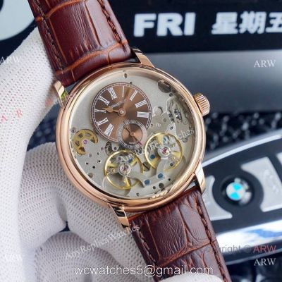Replica Audemars Piguet Royal Millenary Rose Gold Skeleton Watches watches