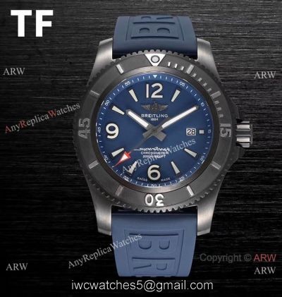 2020 New! Swiss Replica Breitling Superocean Automatic 46mm Watch Black Steel Blue Dial watches