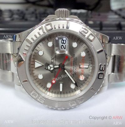 Copy Rolex Yacht-Master Grey Dial Stainless Steel watch watches
