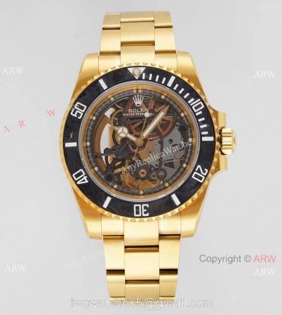VR-Factory MAX 1:1 Best Edition Rolex Andrea Pirlo Submariner Swiss 3130 Watch Yellow Gold watches