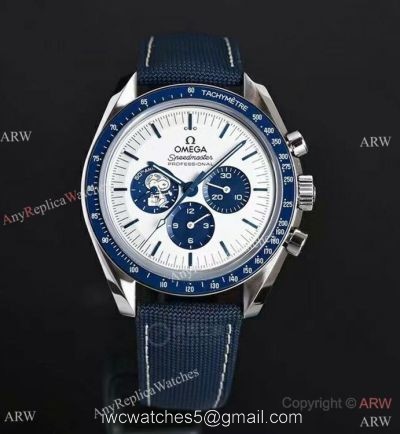 2021 Replica Omega Snoopy 50th Anniversary Watch 44.5mm Blue Bezel watches