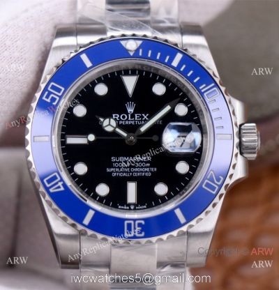 New Arrival! EW Replica Rolex Submariner 126619lb 41mm Watch Blue Ceramic Bezel watches