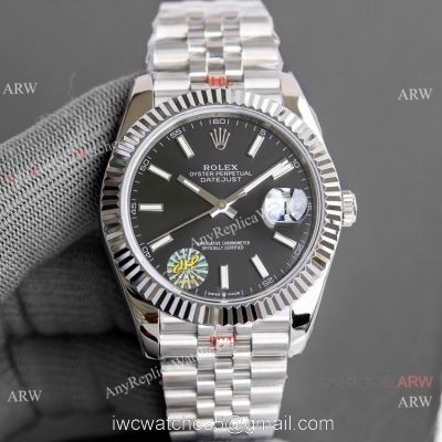 (TW) Replica Rolex Datejust II Black Dial Jubilee Watch Swiss 2824 watches