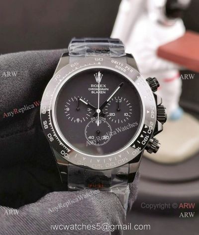IPK Factory Best 1:1 Rolex Blaken Daytona Replica Watch Carbon Case watches