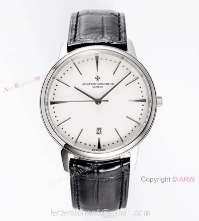 Swiss Grade Vacheron Constantin Patrimony AI Factory V2 White Dial Replica Watch watches