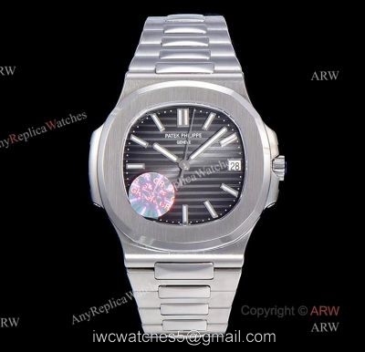 (GR) V2 Version Swiss Replica Patek Philippe Nautilus 5711 Stainless Steel Grey Dial Mens Watch watches