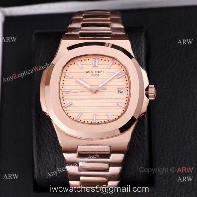 Knockoff Patek Philippe Nautilus 40mm Watches All Rose Gold watches