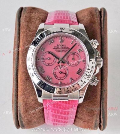 NEW! Rolex Daytona Pink Mother of Pearl Watch Swiss 7750 Movement watches