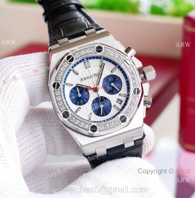 Best Quality Audemars Piguet Royal Oak offshore Lady Watch Leather Strap watches