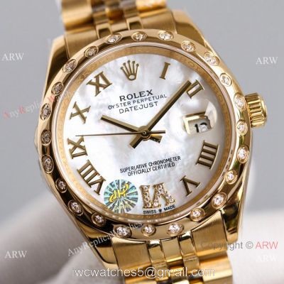 Swiss Copy Rolex Oyster Perpetual Datejust 31 Yellow Gold Jubilee Watch watches