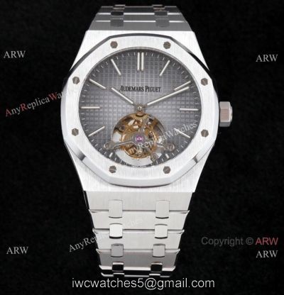 R8 Factory Audemars Piguet Royal Oak Swiss Tourbillon Watch Gray Gradient Face 41mm watches