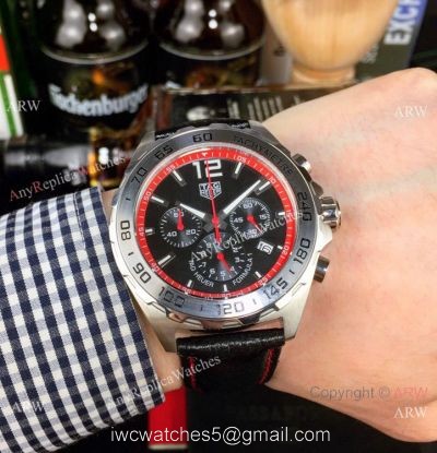 Clone Tag Heuer F1 Formula 1 Chronograph 41mm Watches Red Inner watches