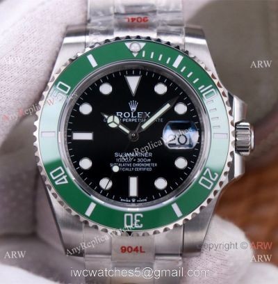 New Arrival! Rolex Submariner 41MM Green Blue Watch EW Factory 3235 Movement watches