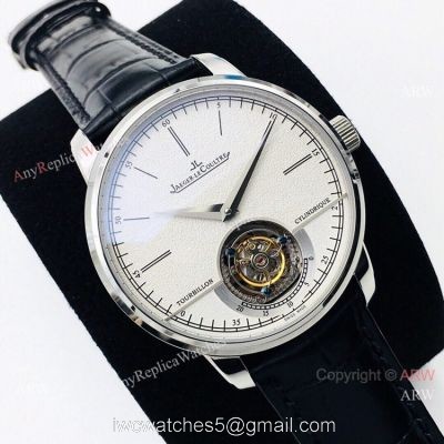 AAA Replica Jaeger-Lecoultre Master Ultra Thin Tourbillon White Dial Watch Grade 1A watches