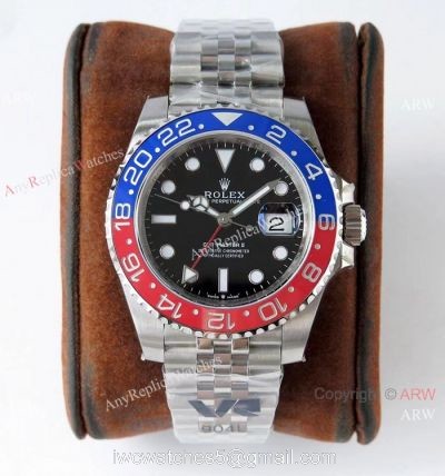 Super Clone Rolex GMT-Master II 126710blro VR 3186 Watch Pepsi Bezel watches