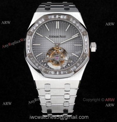 R8 Factory Audemars Piguet Royal Oak Tourbillon Cal.2924 Watch Diamond Bezel 41mm watches