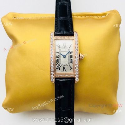 2020 New Copy Cartier Tank Americaine Women Watches Swiss Quartz Movement watches