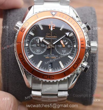 Best Copy Omega Planet Ocean 600m Chronograph Orange Bezel Watches watches
