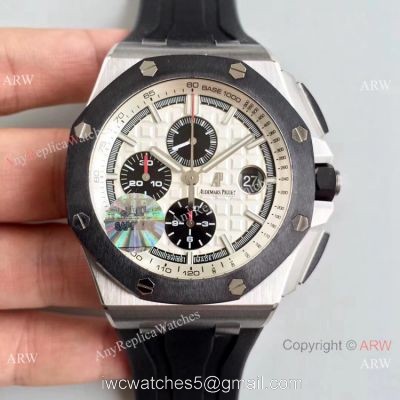 (JF) 1-1 Best Edition Audemars Piguet Royal Oak Offshore Swiss 3126 V2 Chronograph Watch Ceramic Bezel watches