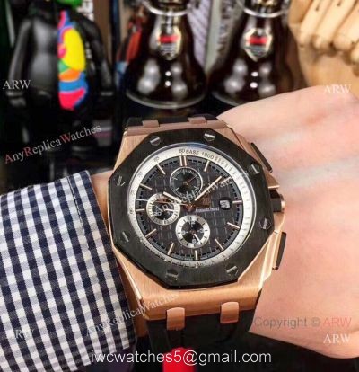 Clone Audemars Piguet Royal Oak offshore Automatic Watches Rose Gold watches