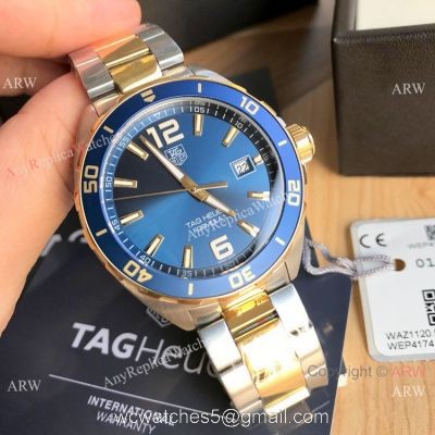 Swiss Replica TAG Heuer Formula One Watch Two Tone Blue Face watches