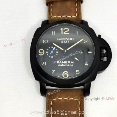 Nice Quality Copy Panerai Luminor GMT Automatic Black Dial Men Watch PAM01441 watches