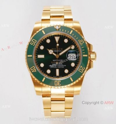 NEW! Rolex Submariner Watchvice 18k Yellow Gold Watch VR MAX Version 1:1 Best Edition watches