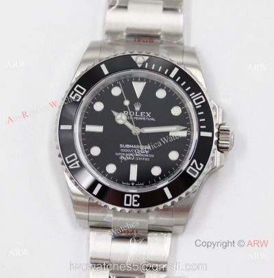 2021 New! EW Rolex Submariner NO Date 41MM Watch Black Ceramic Bezel watches