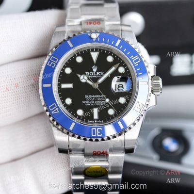 (V11) New Noob Rolex Submariner 2020 41mm Blue Bezel Replica Watch For Men watches