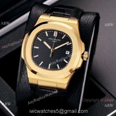 Best Copy Patek Philippe Nautilus 40mm Watches Gold and Black watches