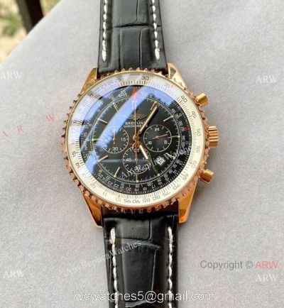Copy Breitling Navitimer 01 Chronograph Watch Rose Gold Case watches