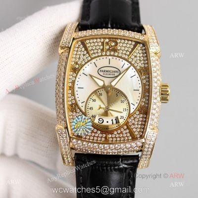 Yellow Gold Parmigiani Fleurier KALPA Diamond Watches Replica For Men watches