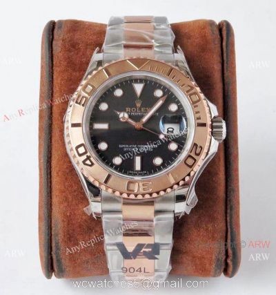 VR MAX 1:1 Best Edition Rolex Yacht-Master 18k Rose Gold Watch 40mm watches