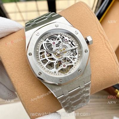 Clone Audemars Piguet Royal Oak Hollow Dial Men Watches 45mm watches