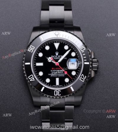 V6 Factory 1:1 Swiss Replica Rolex BLAKEN Submariner Watch Swiss 3135 Movement watches