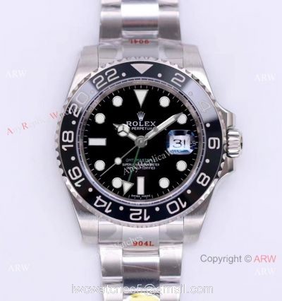 1:1 Best Edition NOOB V11 Version Rolex GMT-Master II Watch Black Ceramic 40mm watches