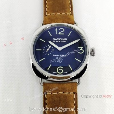 NEW! Panerai Radiomir Black Seal Blue Dial Watch PAM00754 watches